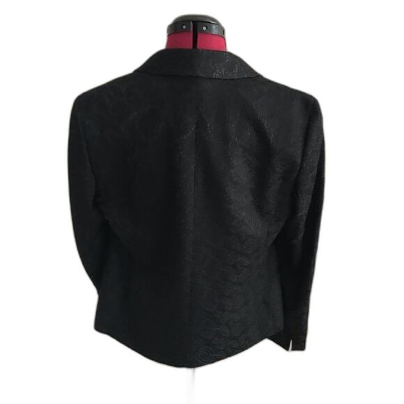 Evan-Picone Blazer Women's Size 10 Black Label One-Button Long Sleeve Pockets - Picture 5 of 11